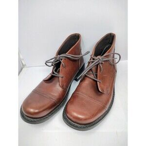 CLARKS XTR Lite Chukka Boots Brown Leather Lace Up Shoes Men’s Sz 9.5